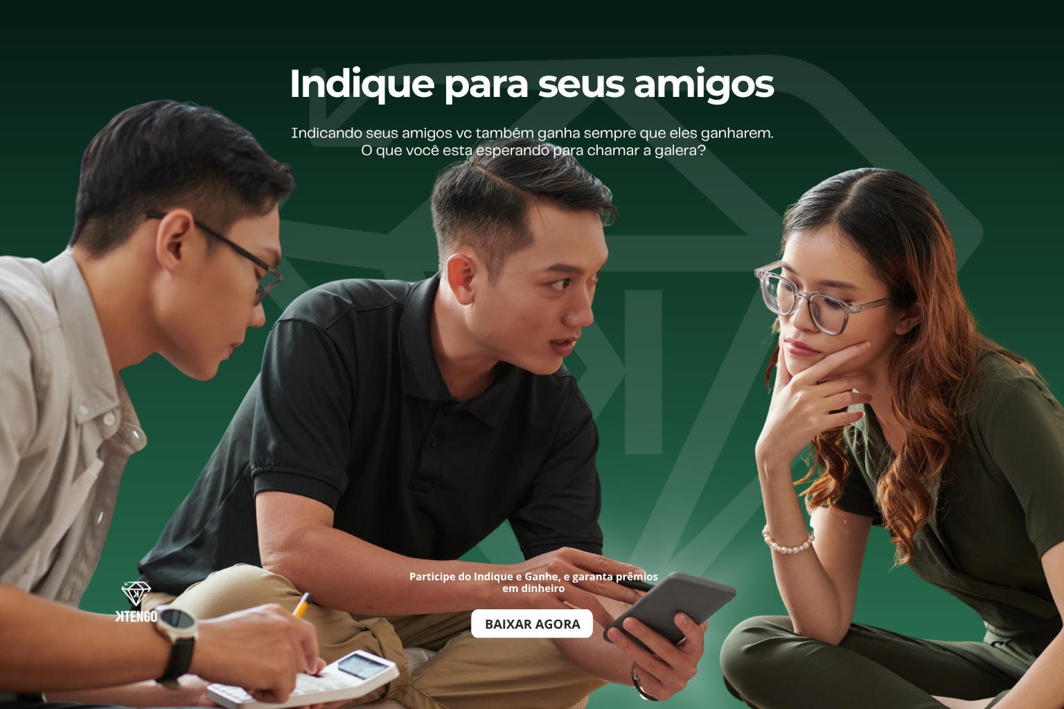 Ganhe com indicações Ktengo